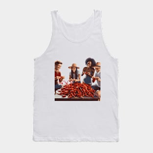 Bayou Bonds: A New Orleans Crawfish Boil and Found Family Feast Tank Top